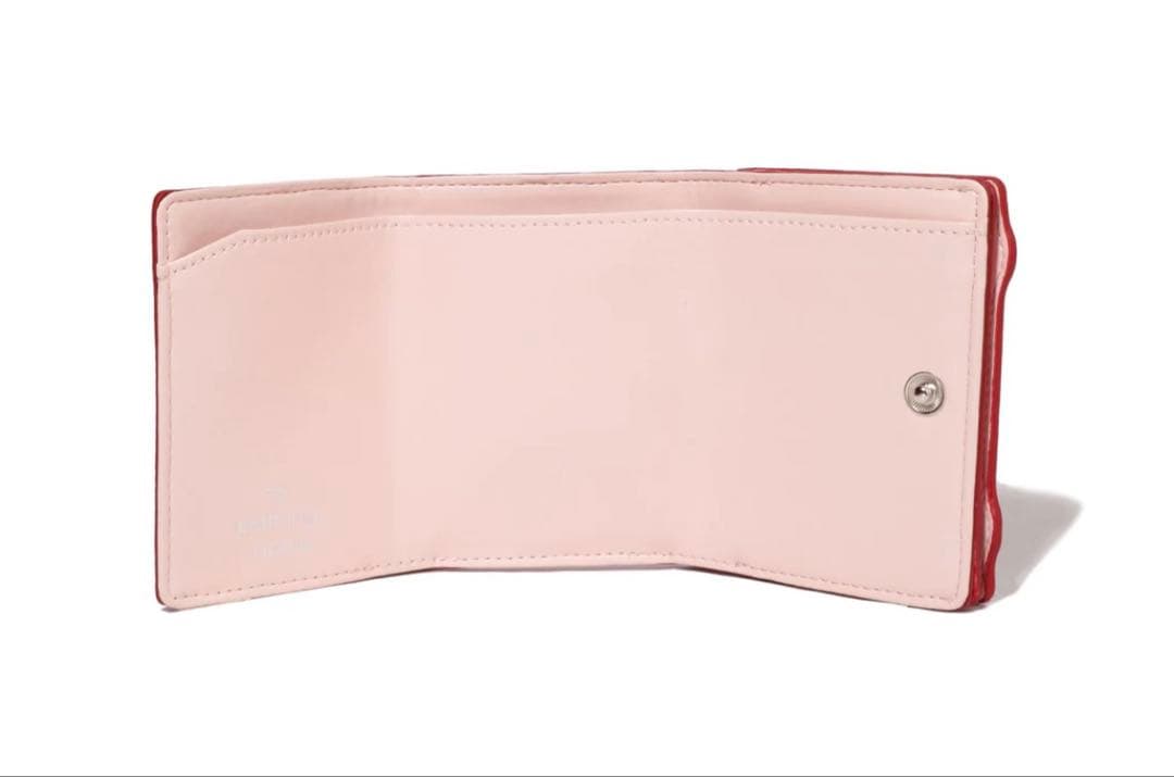 小物 BAPE ABC CAMO BABY LISA LEATHER WALLET