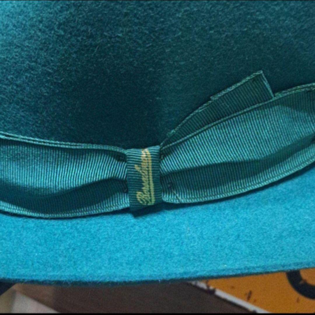 Borsalino ラビットファー　中折れフェルトハット　ボーラーハット　58