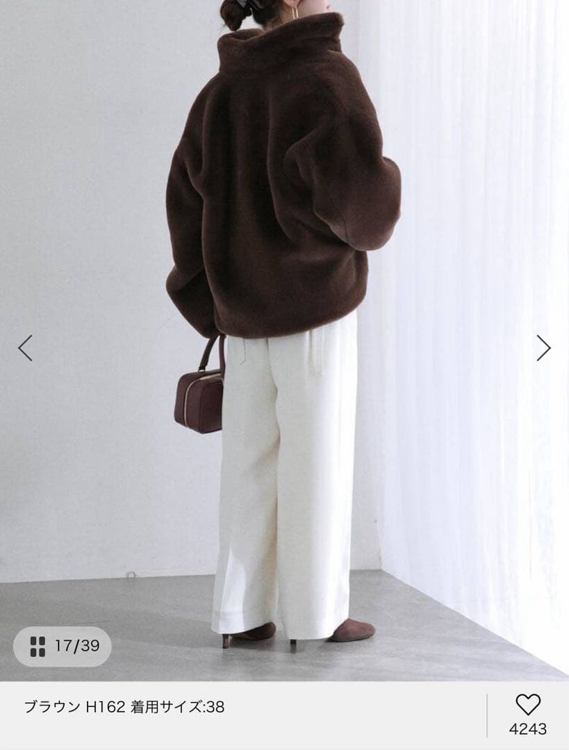 『新品未使用』TATRAS バルブラ　ボアブルゾン