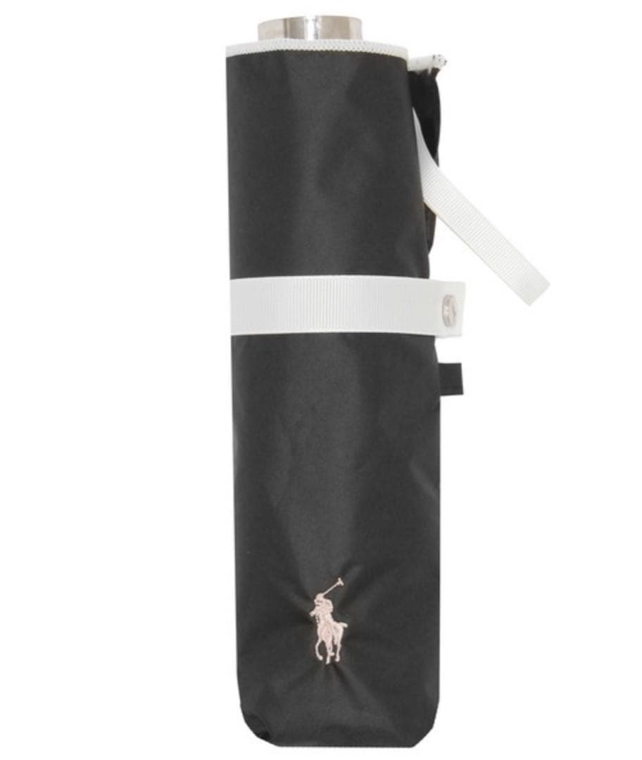 新品 ポロラルフローレン　折りたたみ　折り畳み　日傘 晴雨兼用　ブラック　黒