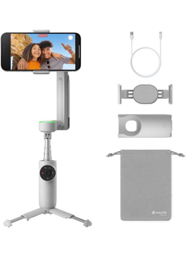 2*1様 Insta360 Flow Pro AIトラッキングスタビライザー