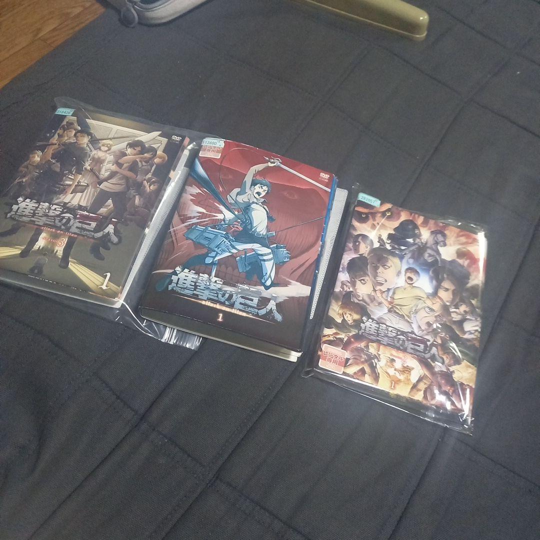 進撃の巨人　シーズン1.2.3　DVD 　全巻