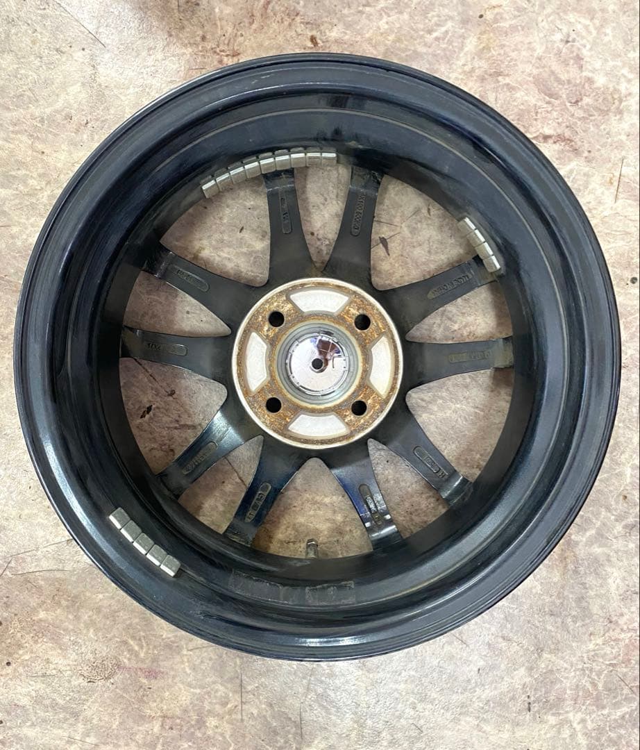 美品アルミホイール TRISTAR 14インチ 4.5J 4H オフセット45