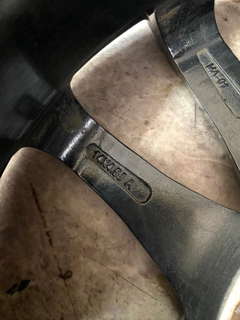 美品アルミホイール TRISTAR 14インチ 4.5J 4H オフセット45