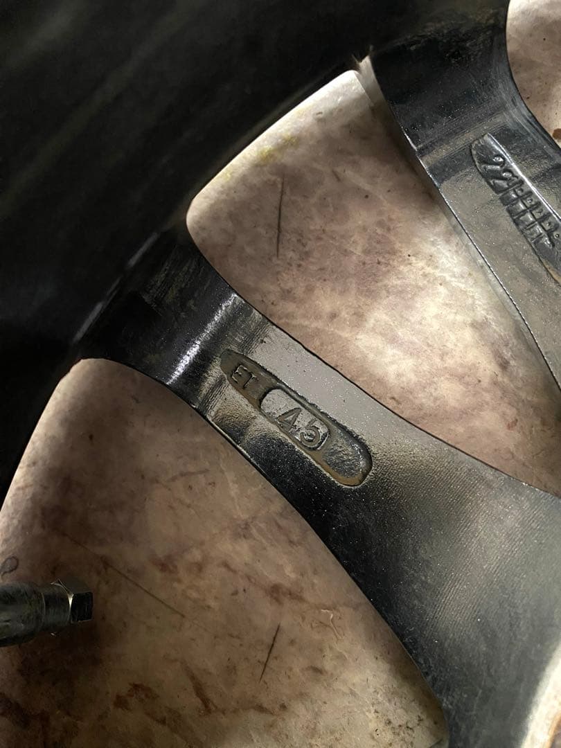 美品アルミホイール TRISTAR 14インチ 4.5J 4H オフセット45