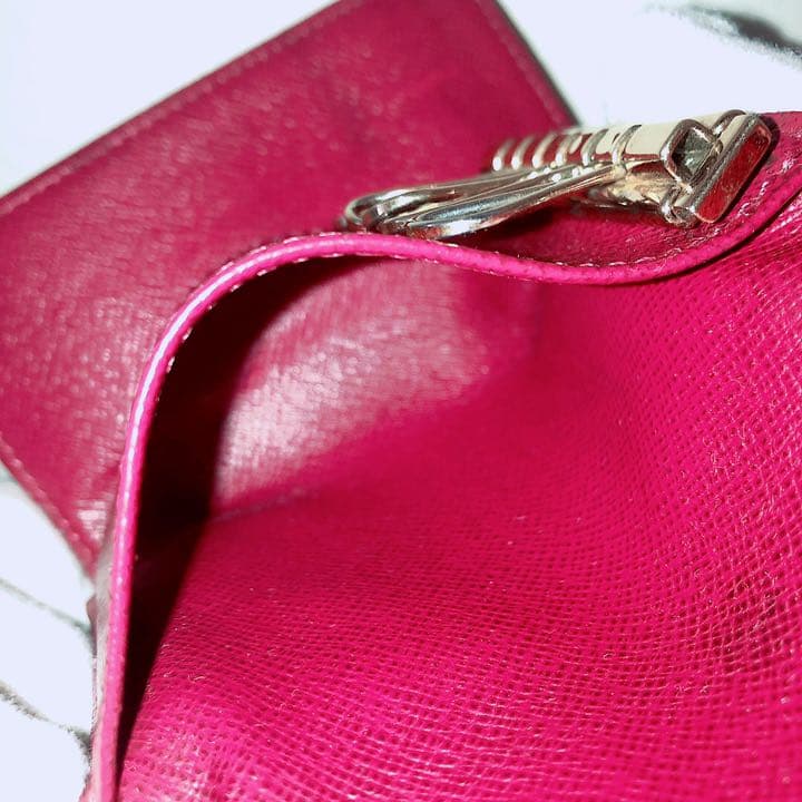 【良品】ルイヴィトン ミュルティクレ6 ホットピンク キーケース　ピンク