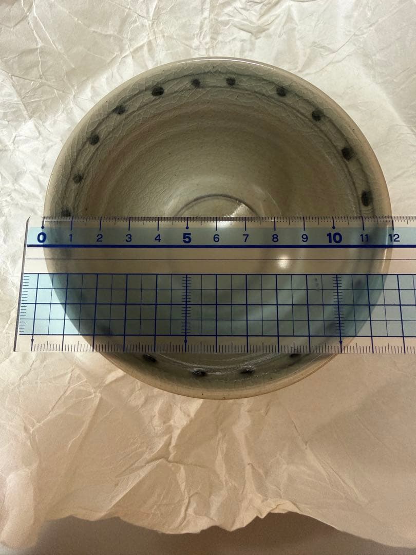 茶道具　安南写曳舟図　数茶碗