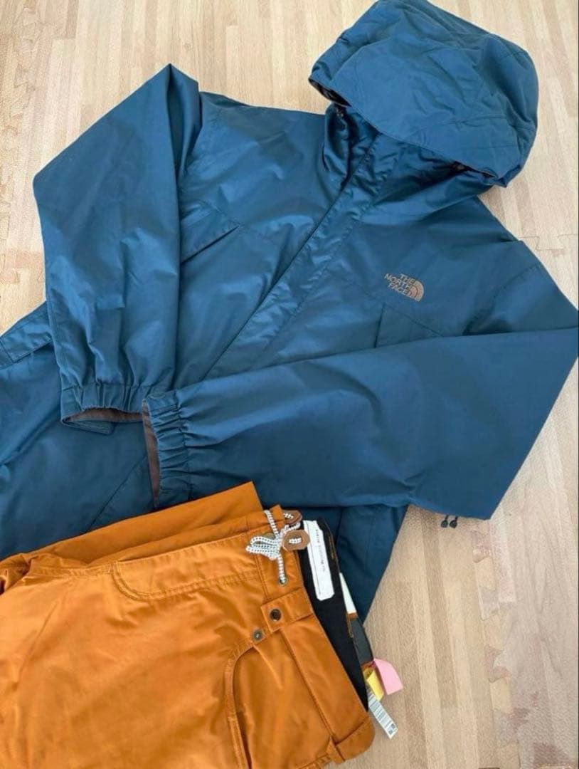 【美品】THENORTHFACE スノーウェア　ブルー　メンズ