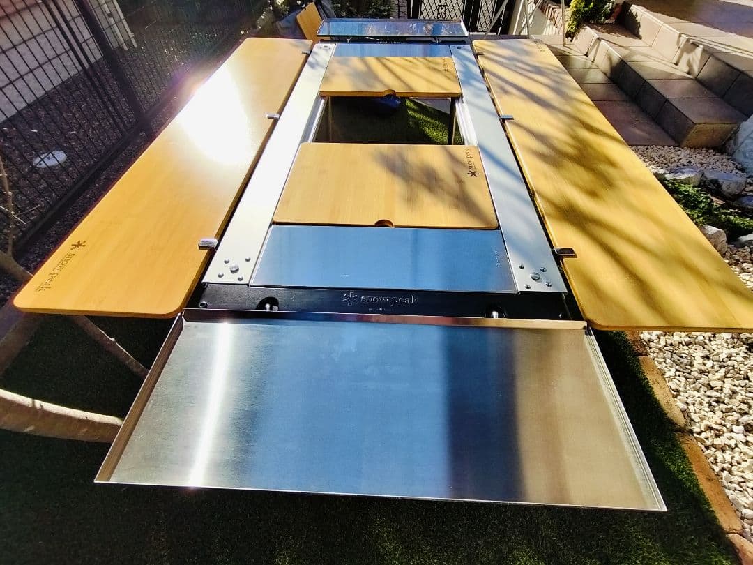 ☆希少☆初期型☆peak IGT ウッドテーブル ３枚セット　ケース付