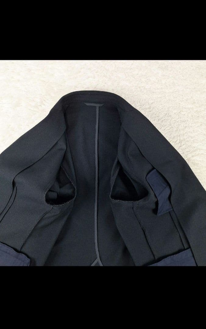 ユナイテッドアローズ　ビジネストラベルスーツ　ストレッチ　ブラック　M　洗える