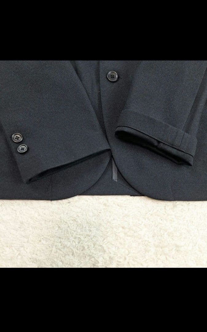 ユナイテッドアローズ　ビジネストラベルスーツ　ストレッチ　ブラック　M　洗える