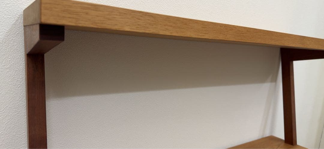 期間限定です。27日まで。 2段シェルフ　ウォールナット✖️バターナット