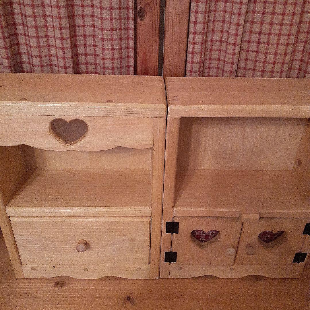 D32.カントリー家具(ライトオーク色)2点セット