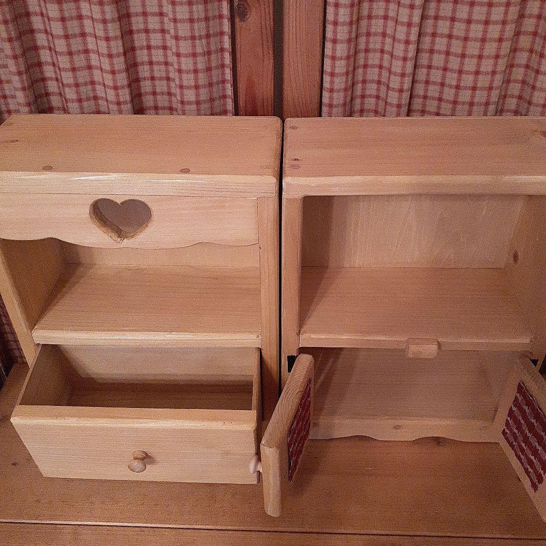 D32.カントリー家具(ライトオーク色)2点セット