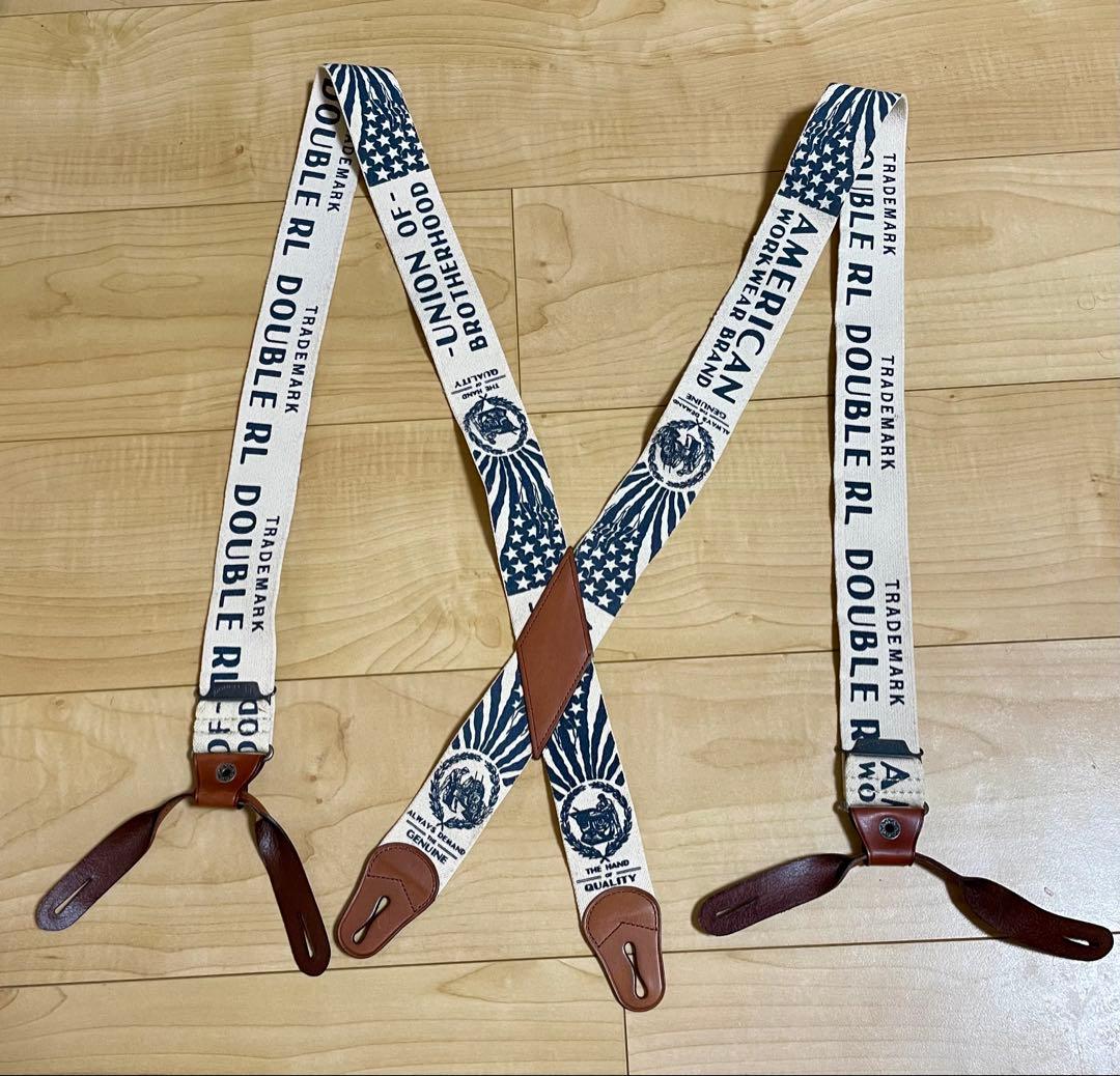 RRL ダブルアール　アメリカンスタイル サスペンダー