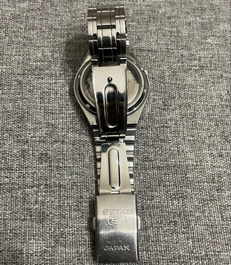 カ*ン様 SEIKO 自動巻き腕時計 セイコー5 裏スケルトン 7S26-03E