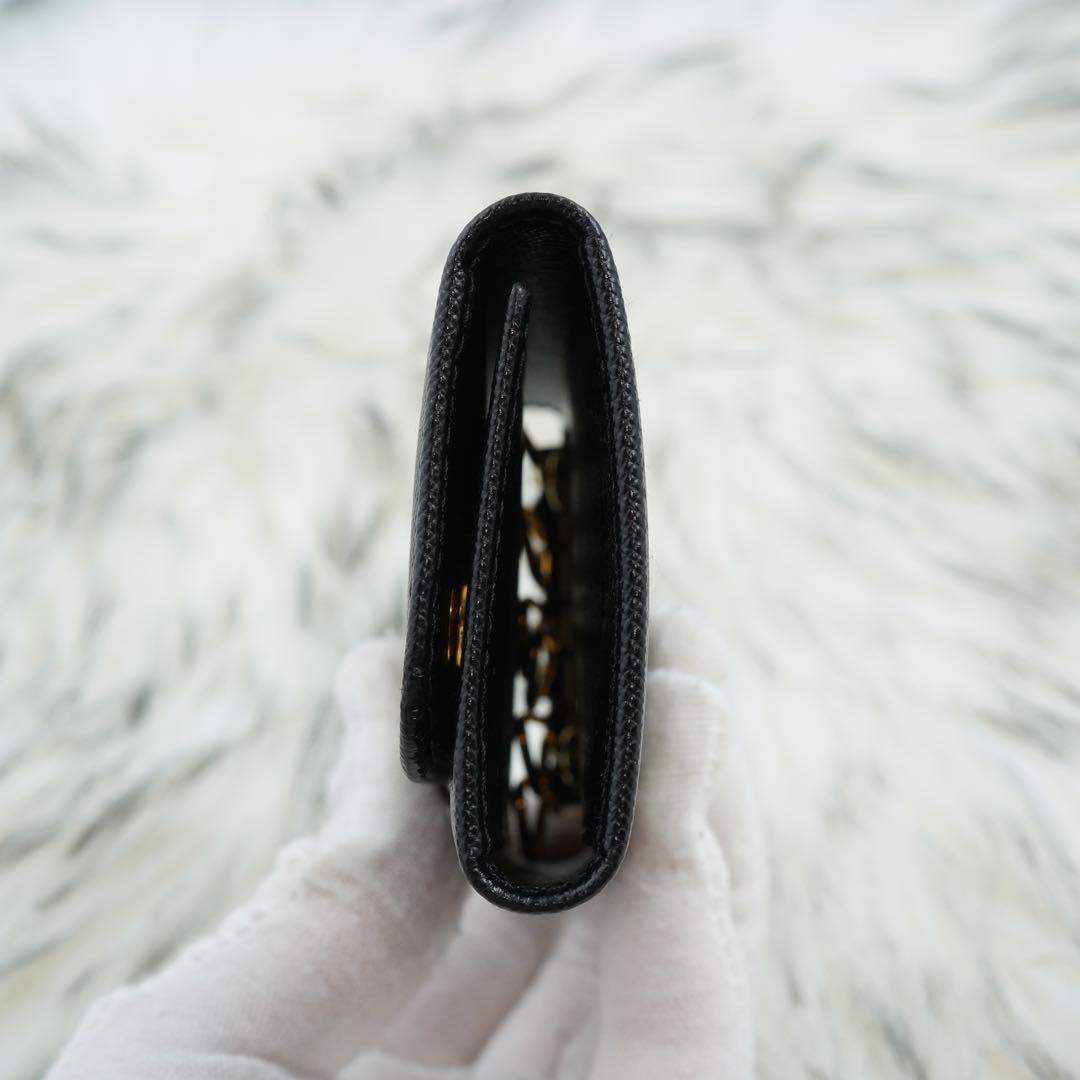 新品未使用品　箱付き　PRADA プラダ　キーケース　サフィアーノ　ブラック
