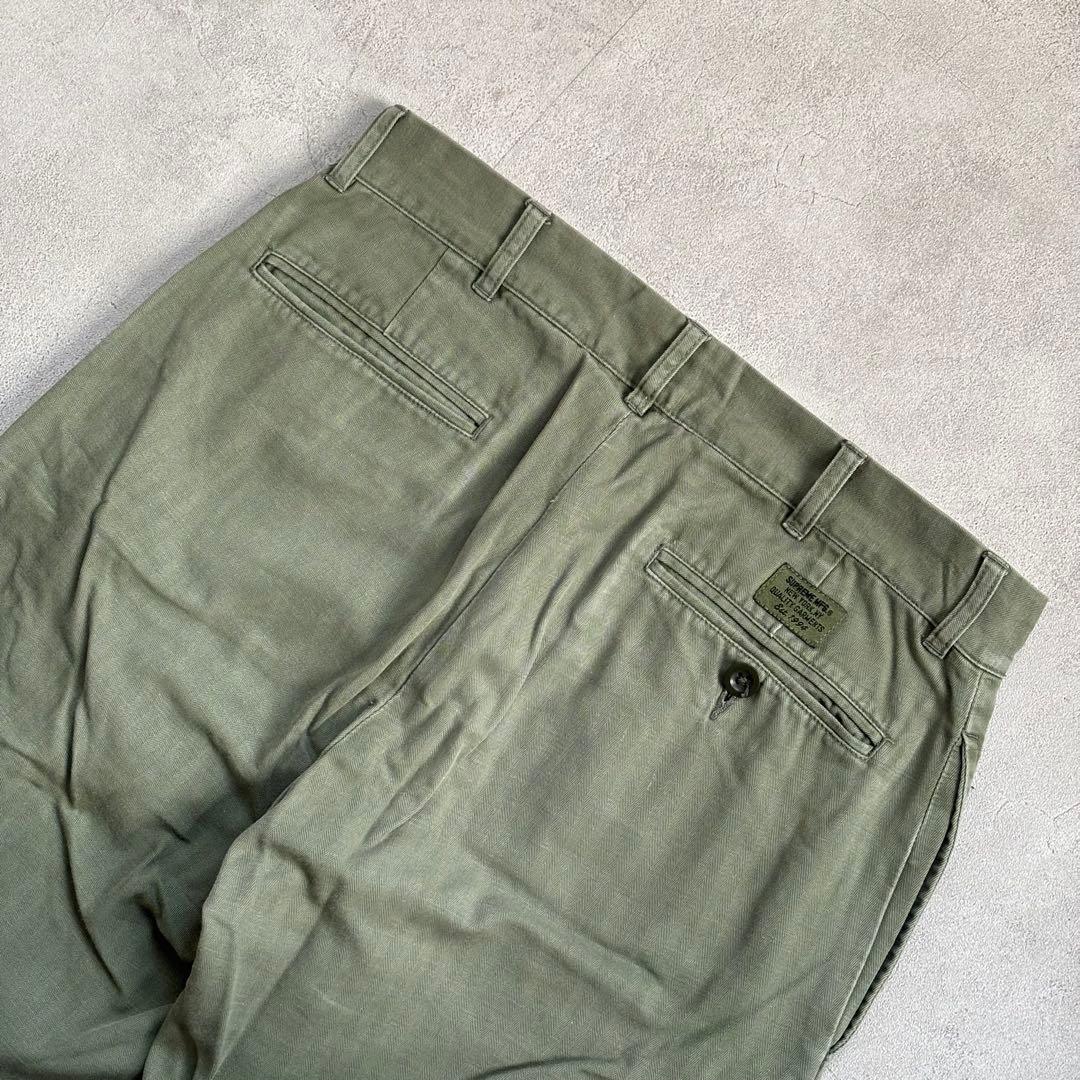 Supreme シュプリーム オリーブ チノパン グリーン サイズ30