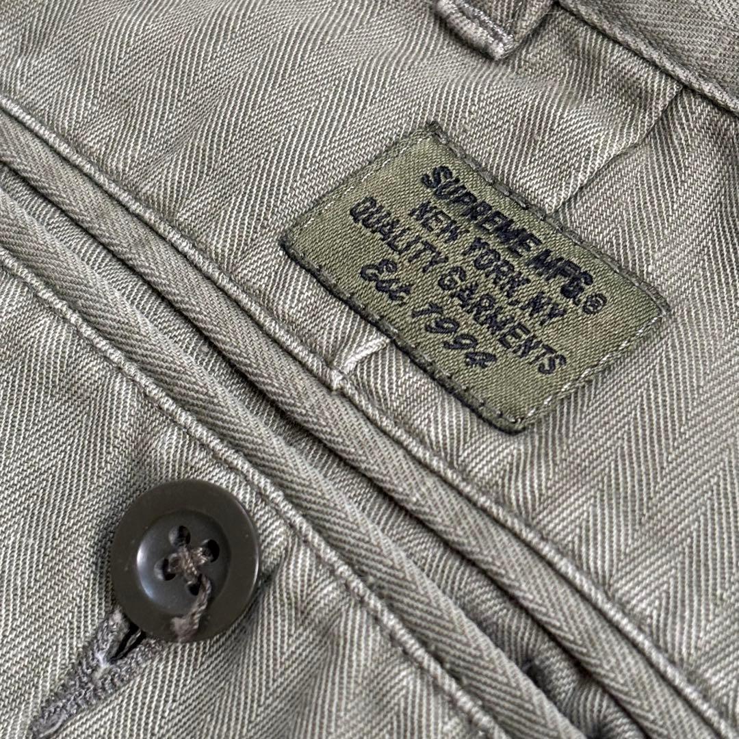 Supreme シュプリーム オリーブ チノパン グリーン サイズ30
