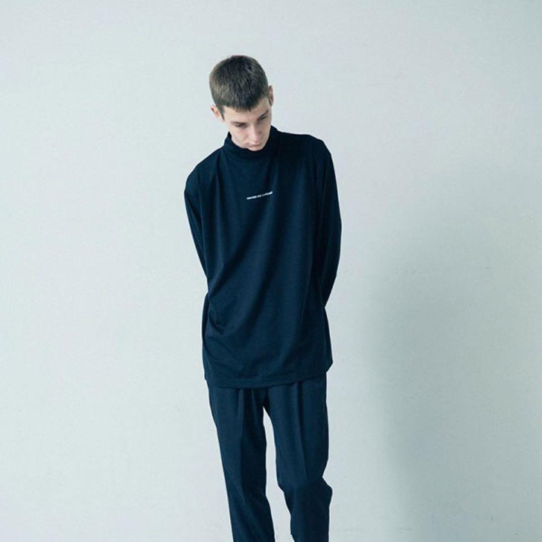 stein シュタインDARK NAVYハイネック長袖カットソー サイズS