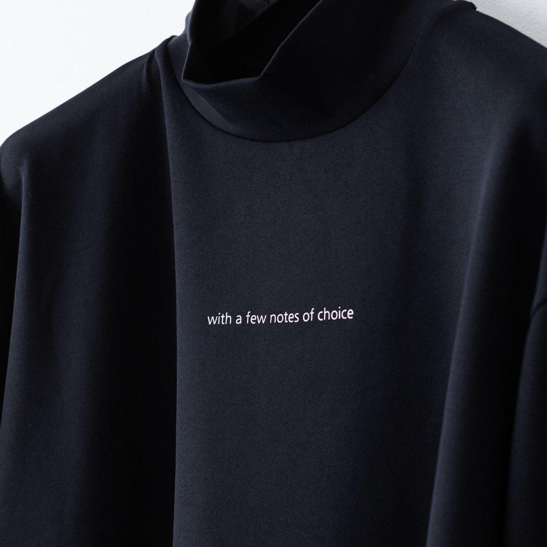 stein シュタインDARK NAVYハイネック長袖カットソー サイズS