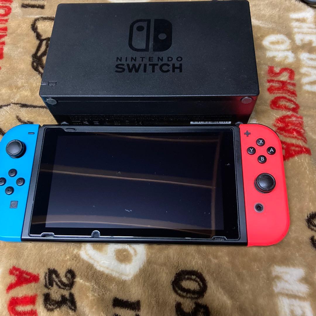 Nintendo Switch 本体 赤/青 Joy-Con付き　sdカード付き