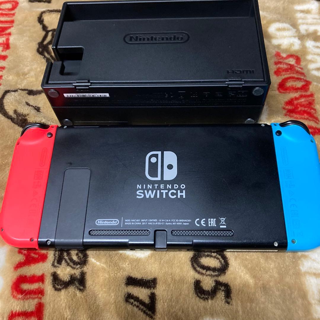 Nintendo Switch 本体 赤/青 Joy-Con付き　sdカード付き