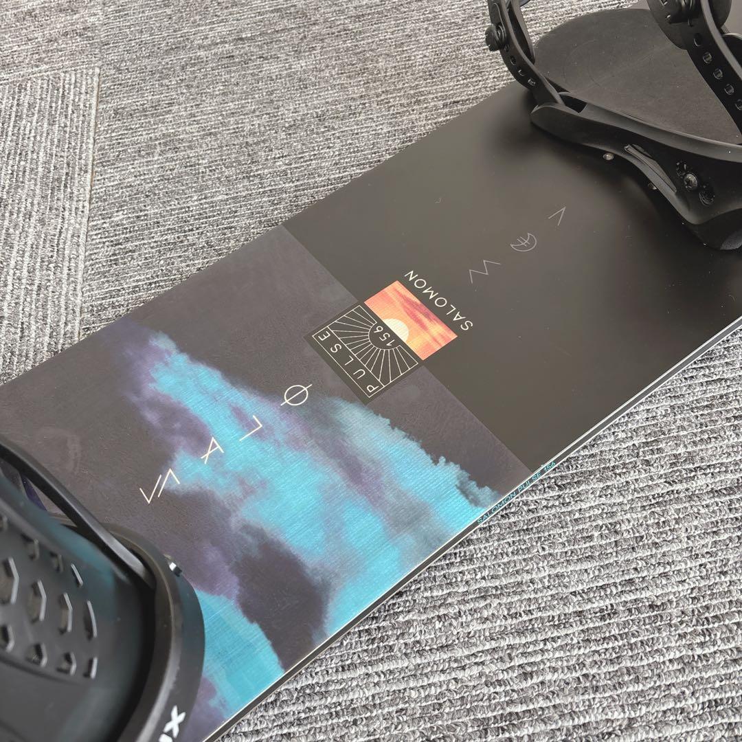 14美品❗️超豪華❗️サロモン/FLUX メンズスノーボードセット★スノボ156cm