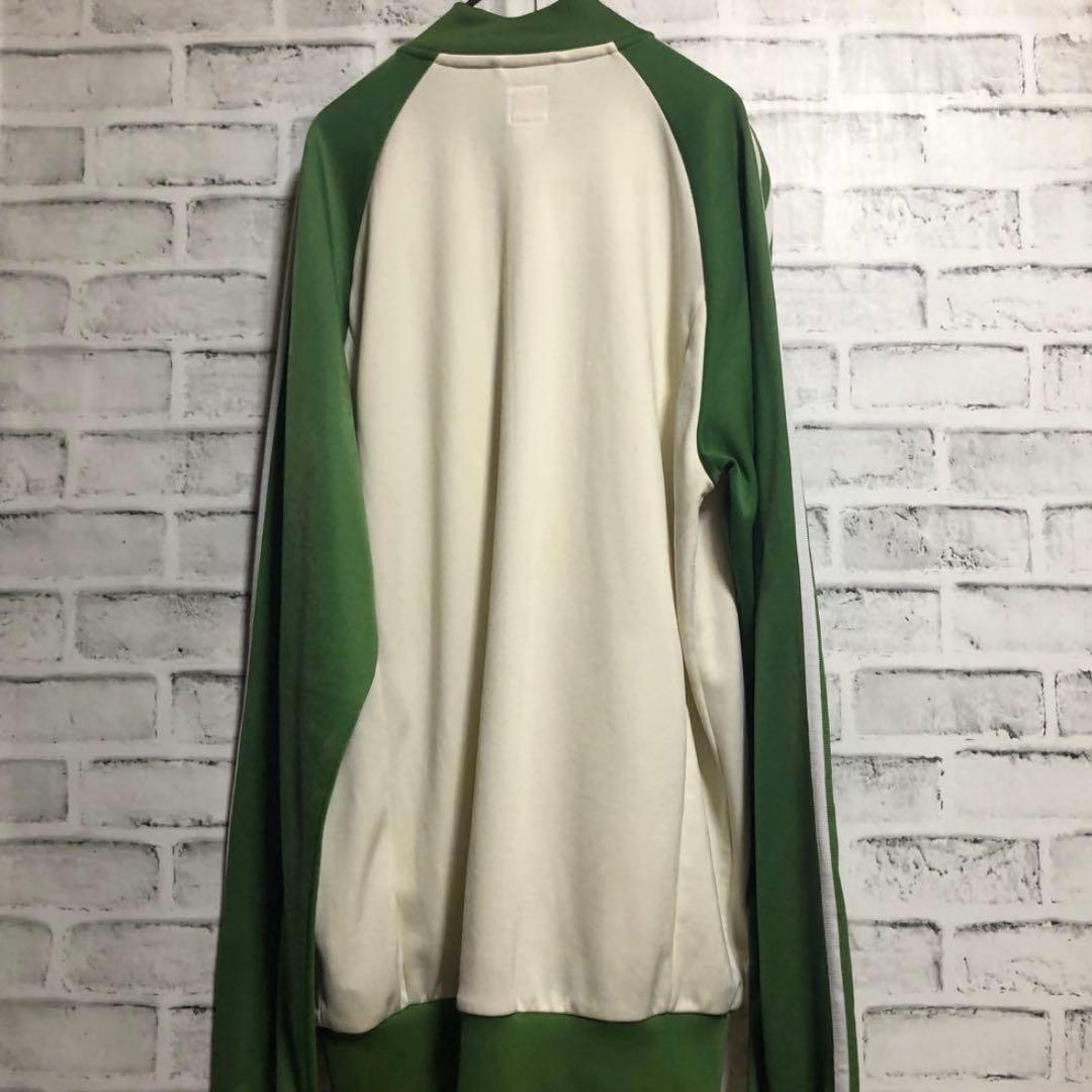 美品2XL⭐️90s adidas トラックジャケット 刺繍vintage 薄緑