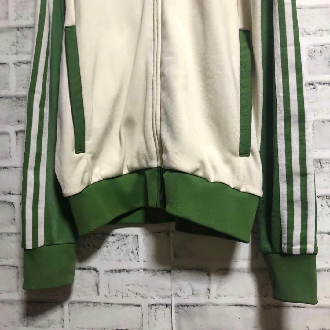 美品2XL⭐️90s adidas トラックジャケット 刺繍vintage 薄緑