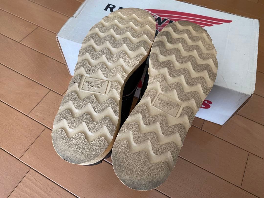 良品 レッドウイングredwing 8180 カーキ 四角犬タグ US4 1/2