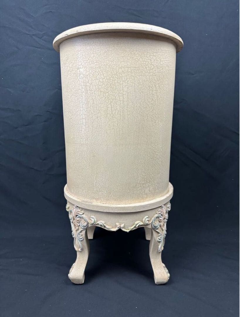 ロココ調 イタリア コンソールチェスト サイドテーブル 飾り台 家具 中古 猫足