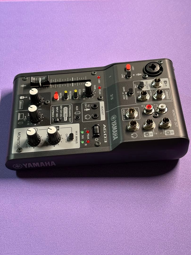 【美品】YAMAHA AG03MK2（ブラック）