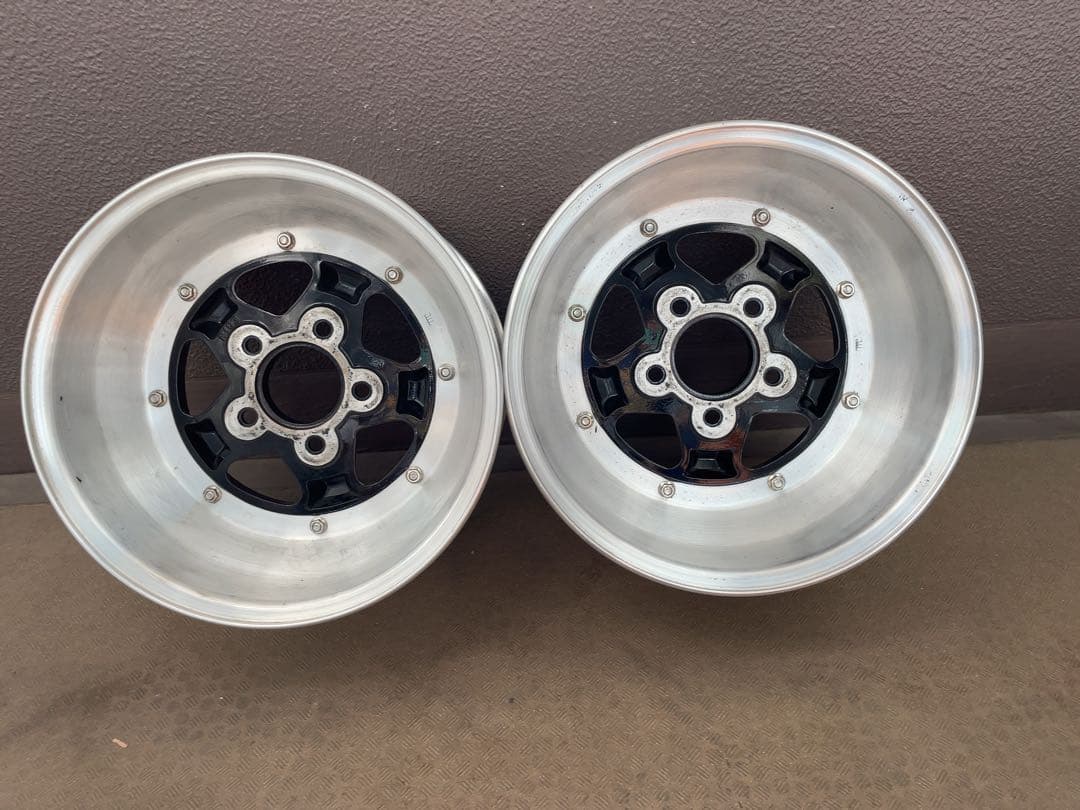 当時物　RUVER SIDE社製　アルミホイール4本