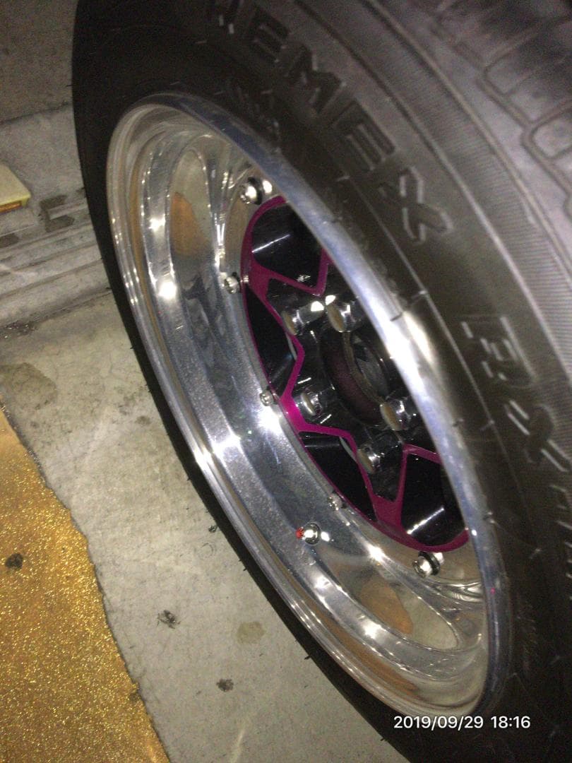 当時物　RUVER SIDE社製　アルミホイール4本
