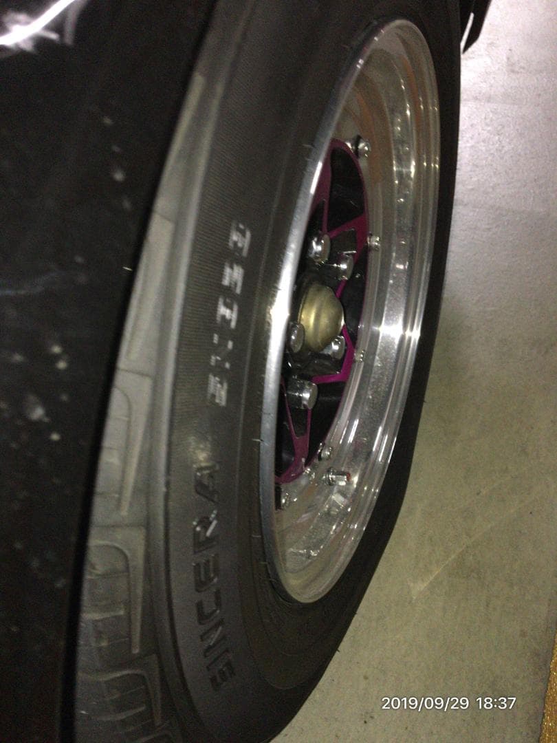 当時物　RUVER SIDE社製　アルミホイール4本