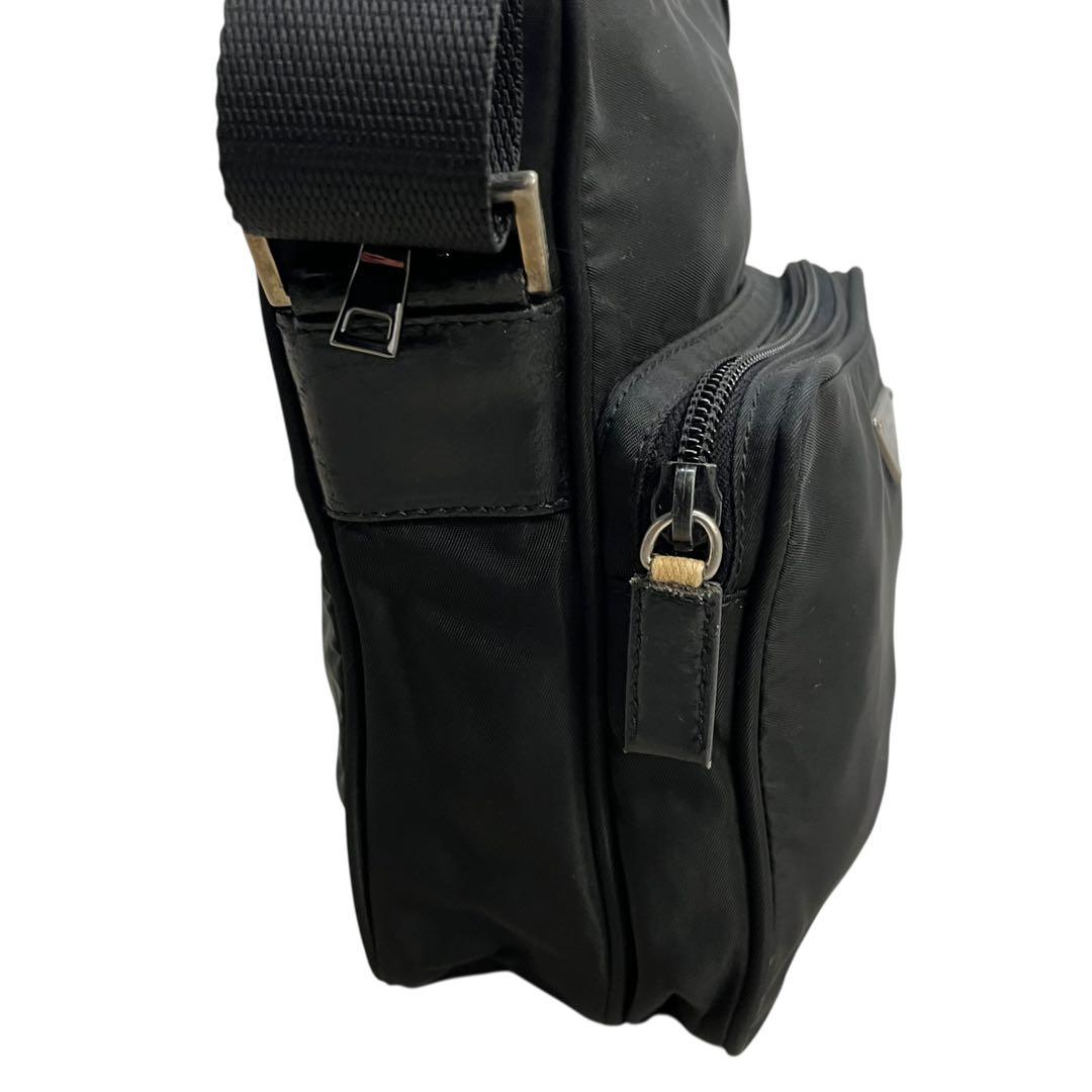 専用　訳あり　プラダ　PRADA ナイロンショルダーバッグ ブラック
