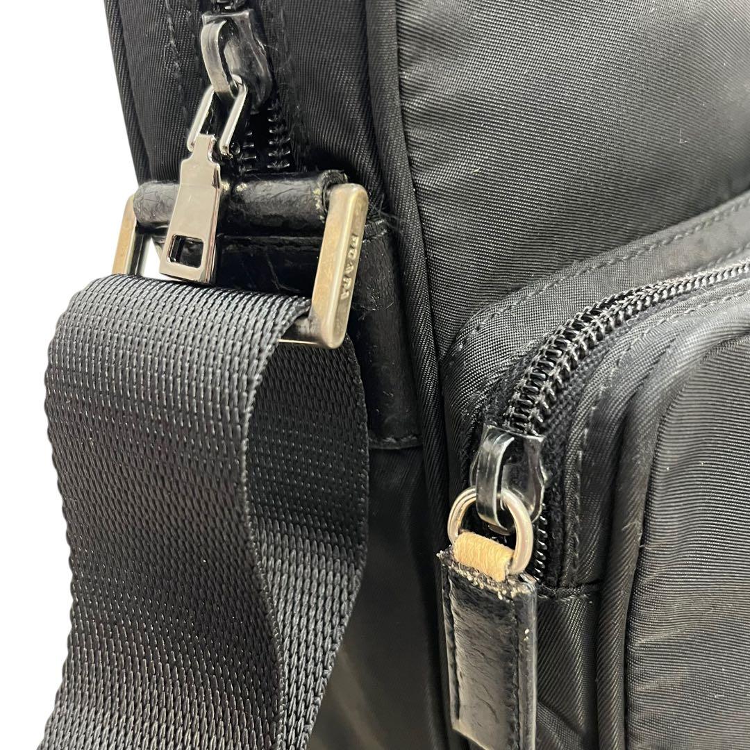 専用　訳あり　プラダ　PRADA ナイロンショルダーバッグ ブラック