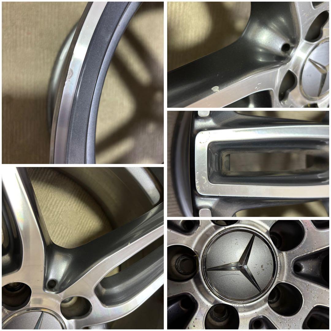 メルセデスベンツ　Eクラス　19インチ　5本ツインスポークアルミ　4本セット中古