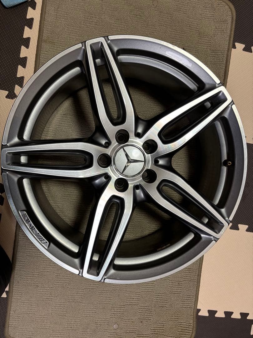 メルセデスベンツ　Eクラス　19インチ　5本ツインスポークアルミ　4本セット中古