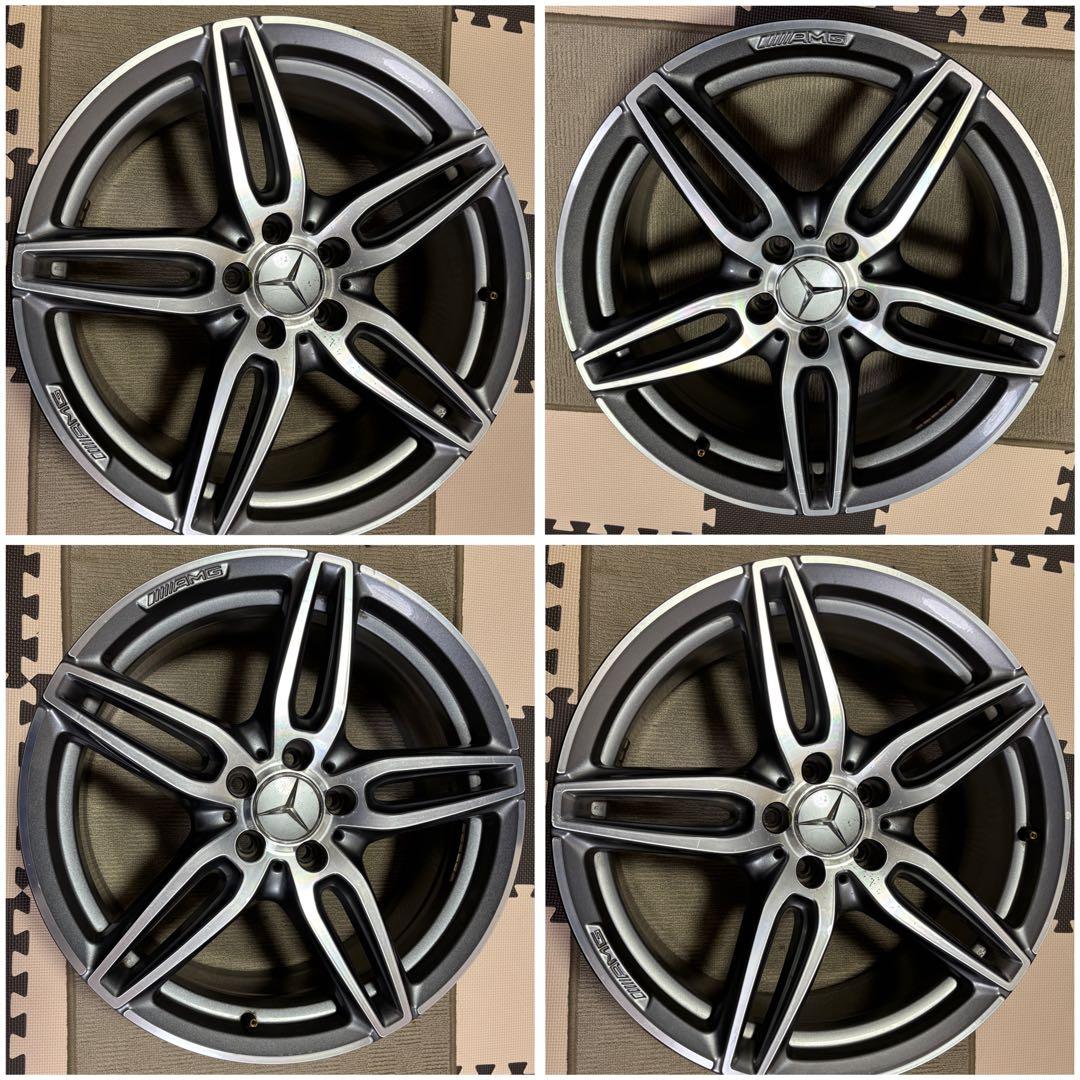 メルセデスベンツ　Eクラス　19インチ　5本ツインスポークアルミ　4本セット中古