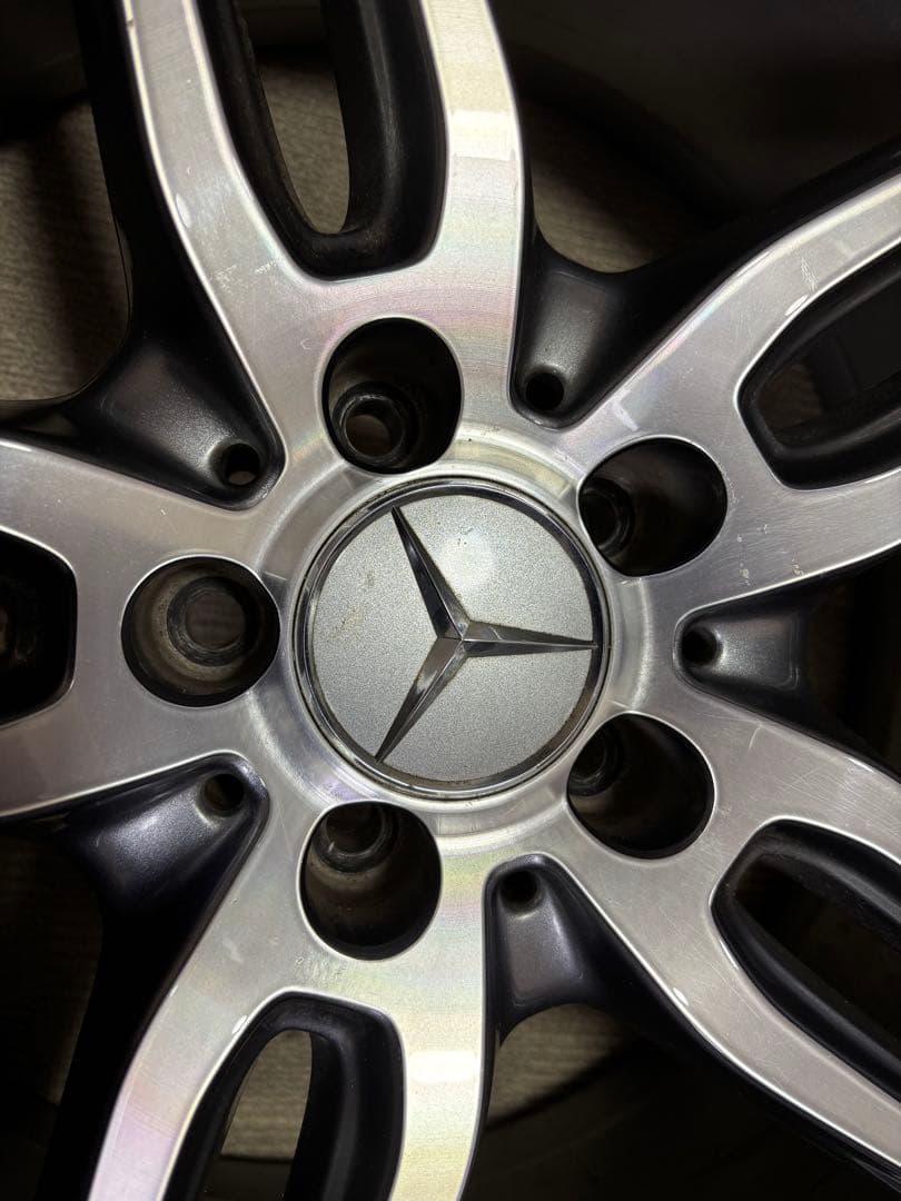 メルセデスベンツ　Eクラス　19インチ　5本ツインスポークアルミ　4本セット中古
