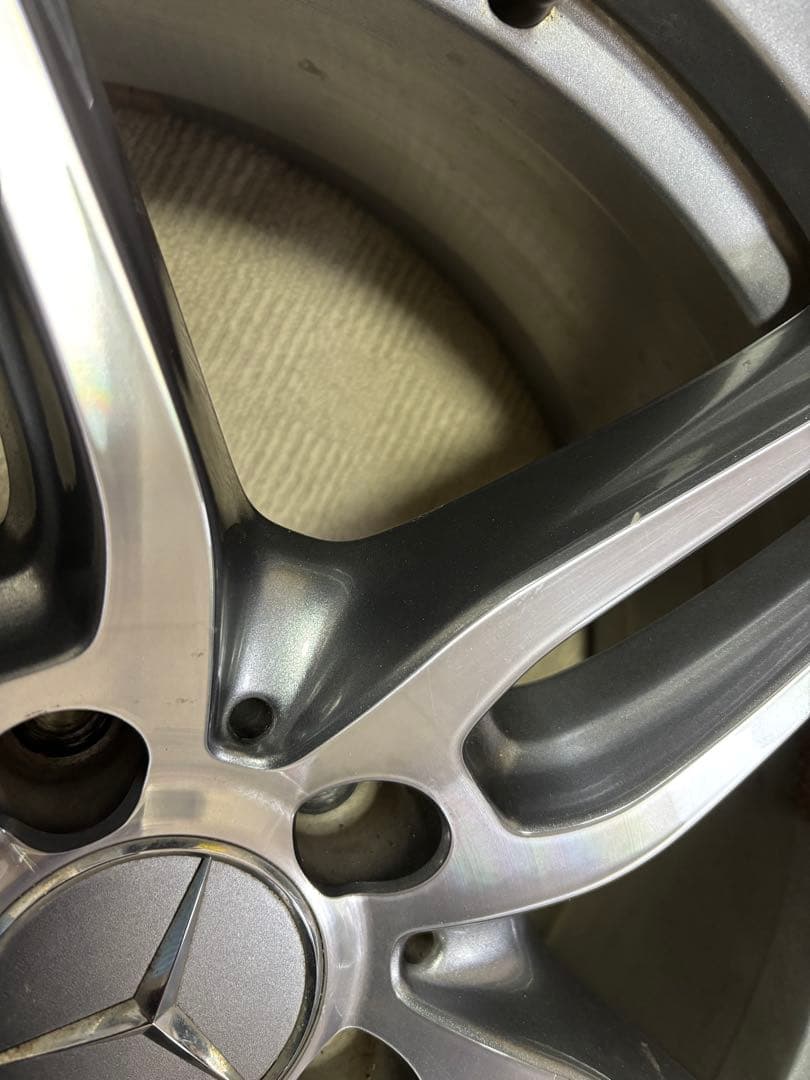 メルセデスベンツ　Eクラス　19インチ　5本ツインスポークアルミ　4本セット中古