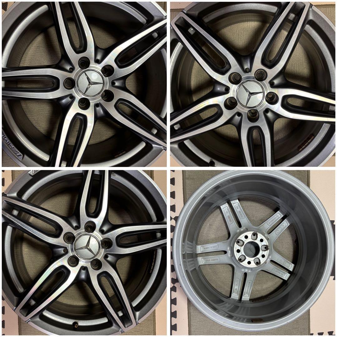 メルセデスベンツ　Eクラス　19インチ　5本ツインスポークアルミ　4本セット中古