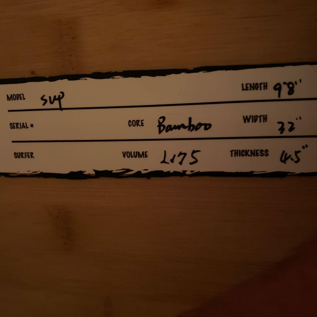サーフィン・ボディボード YUKI SURF Classic Bamboo All round 9'8\"