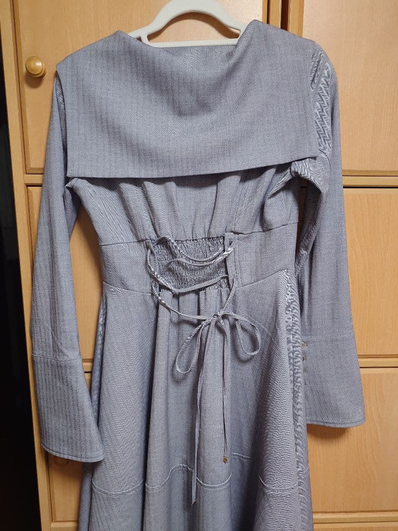 rienda　セーラーディティールフレアワンピース