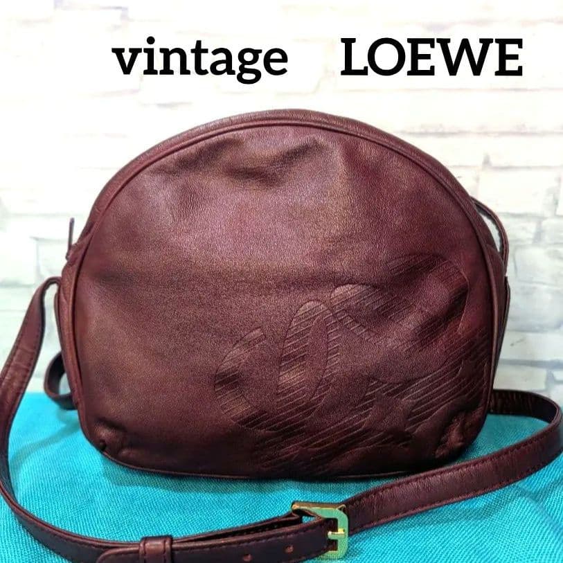 ♥ルンルン♥✨美品✨　ロエベ　ショルダーバッグ　ナッパレザー　アナグラム