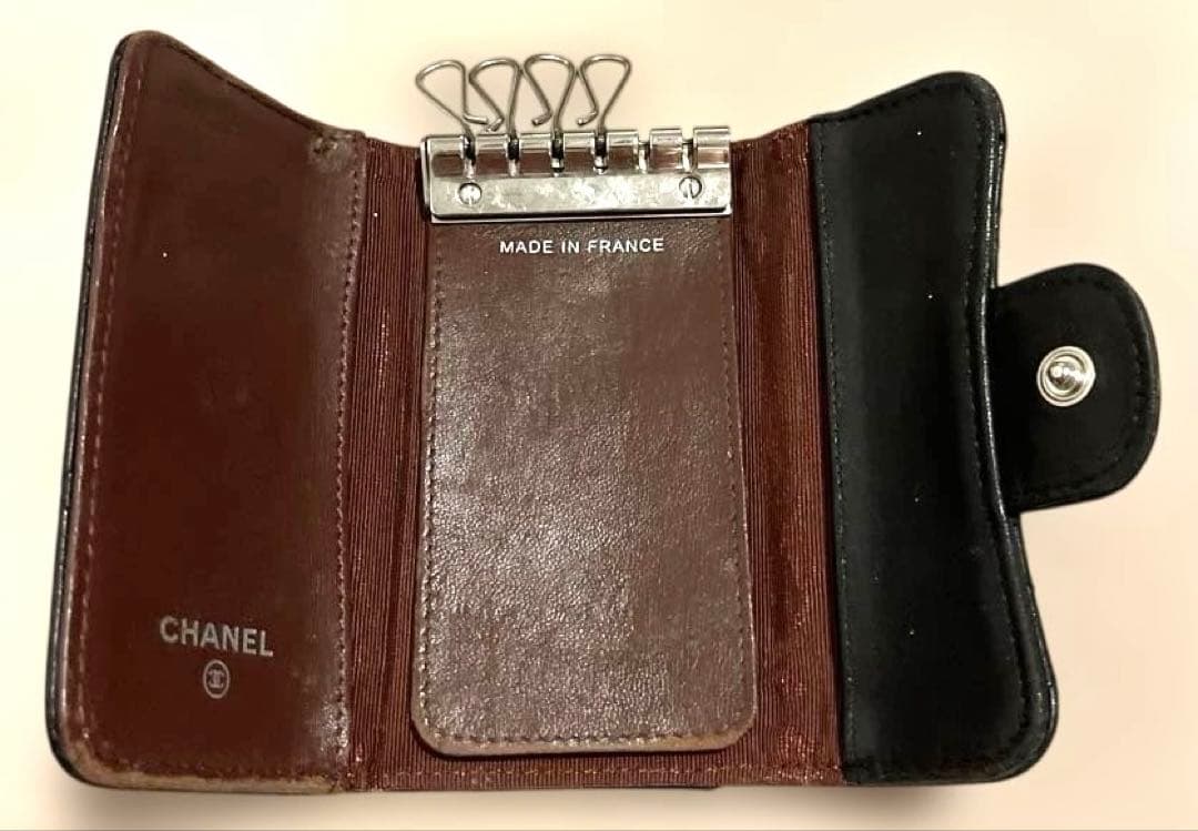 【お値下げ】CHANEL シャネル ブラック キーケース キルティング