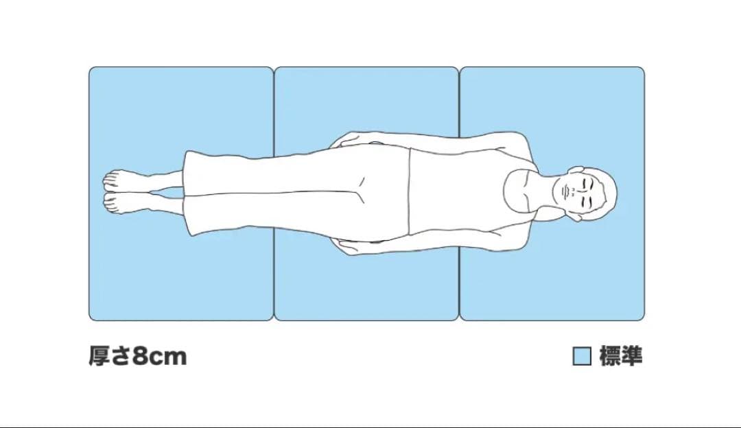 エアウィーヴ スマート Z01 airweave 三つ折りマットレス シングル