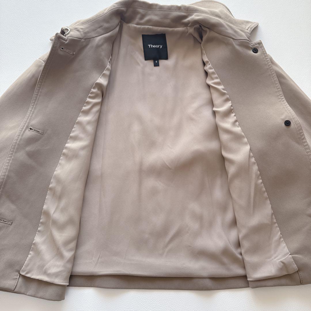 セオリー トレンチ　ジャケット　Dry Crepe Crop Trench W